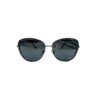 Bottega Veneta Grey Gradient Square Ladies Sunglasses - BV0220SK