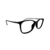 Untitled design (40) Black Matte full rim frame cat eye with lens