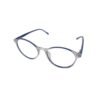 Untitled design (46) Blue Transparent Full Rim Round With lens
