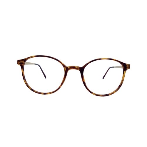 Brown Gold Full Round Rim With lens