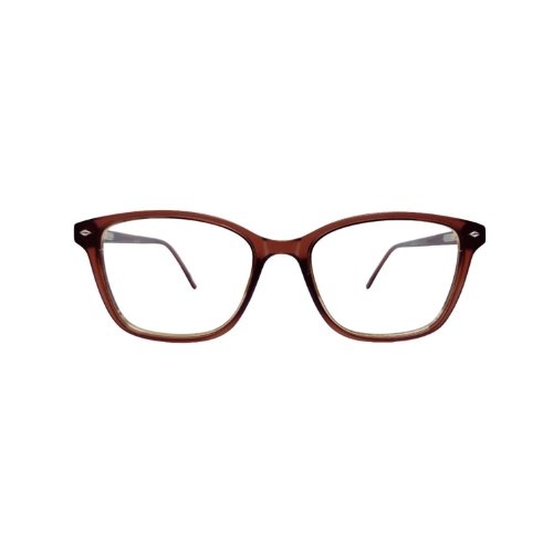 Brown Cat Eye Full Rim Women with lens