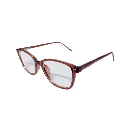 Brown Cat Eye Full Rim Women with lens