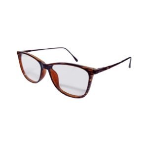 Untitled design (72) Matte Tortoise Brown Full Rim Cat Eye with lens
