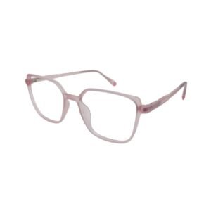 Untitled design (74) Pink Transparent Full Rim with lens