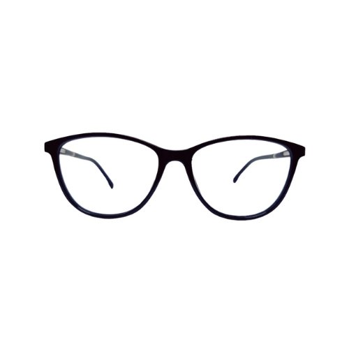 Untitled design (77) Black Full Rim Cat Eye with lens