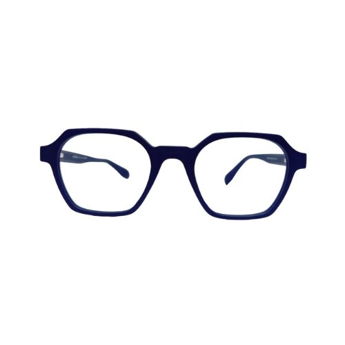 Untitled design (81) Bossetar-matte blue trendy Eyeglasses Spectacle