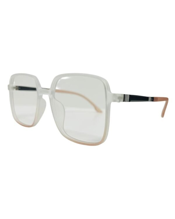 WhatsApp Image 2025-09-24 at 12.31.42 PM Unisex Pink & Transparent Full Rim Square Frames Eyeglasses with lens (Josh taylor)